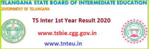 tsbie.cgg.gov.in TS Inter 1st Year result 2020 manabadi ...
