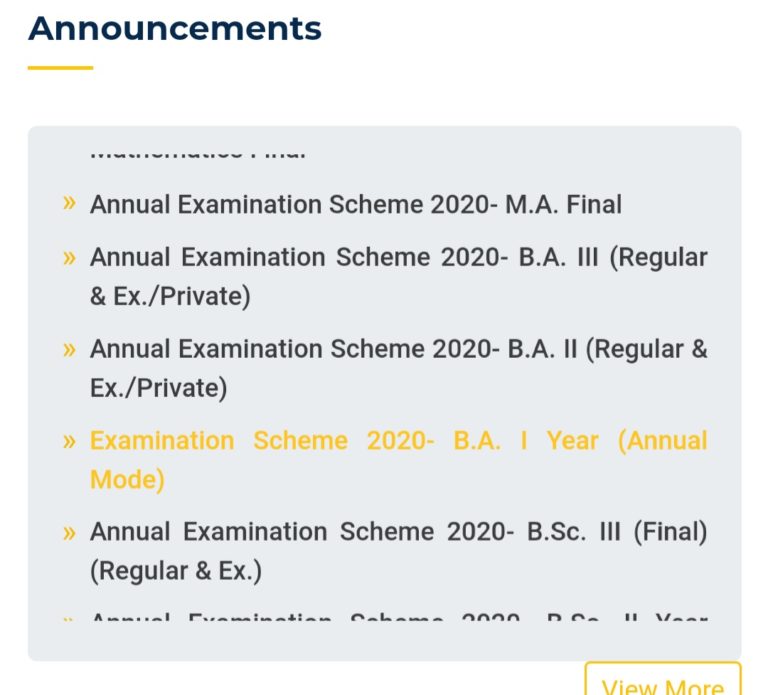 all university exam date 2021