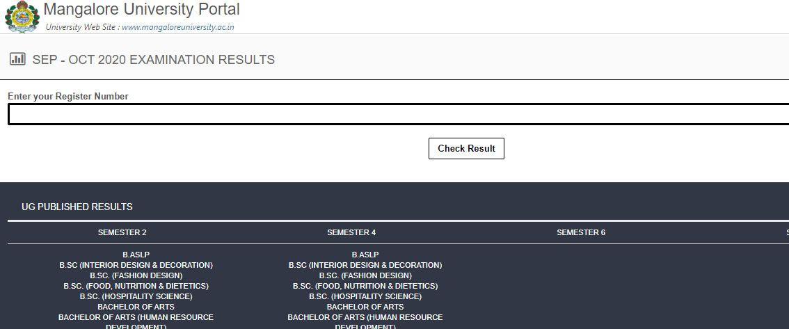 Mangalore University Ug Results 2021 Sep Oct Ba B Com B Sc Exam Result 2021 Tnteu News