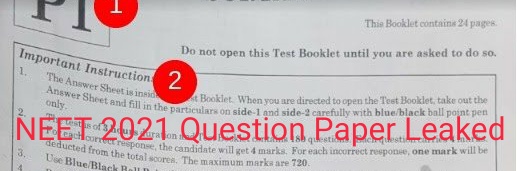NEET 2021 UG Leaked Question paper and Answer