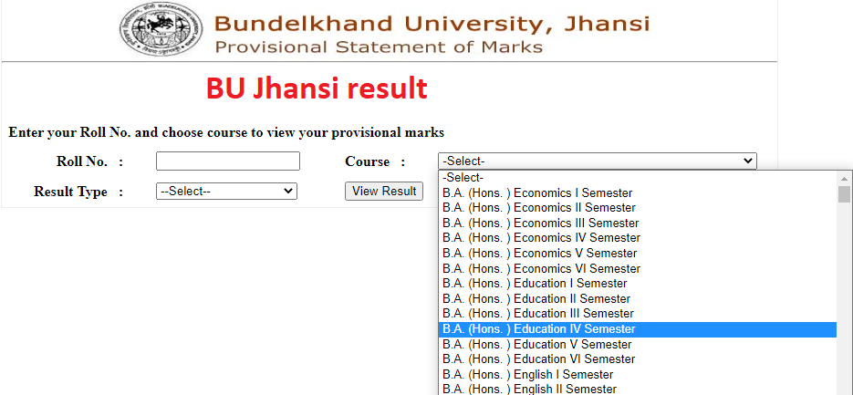 phd result bu jhansi