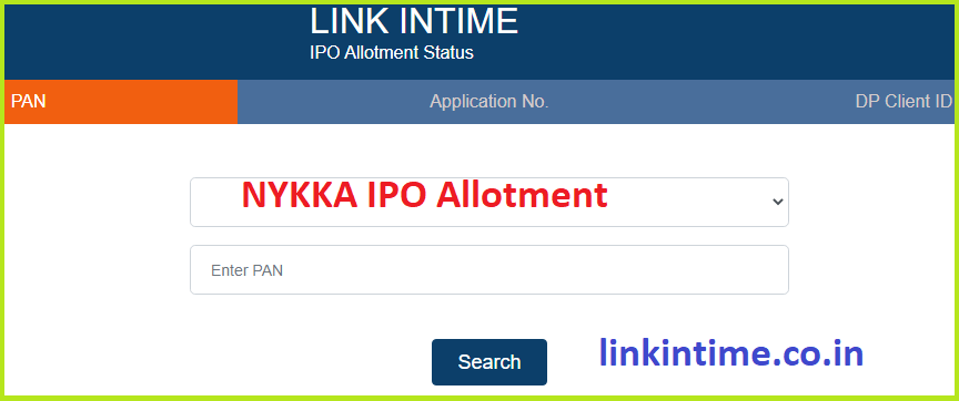 ipo allotment link intime