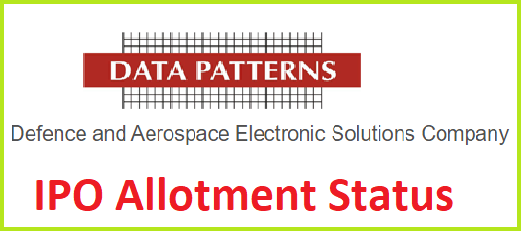 Data Patterns IPO Allotment Status 2021