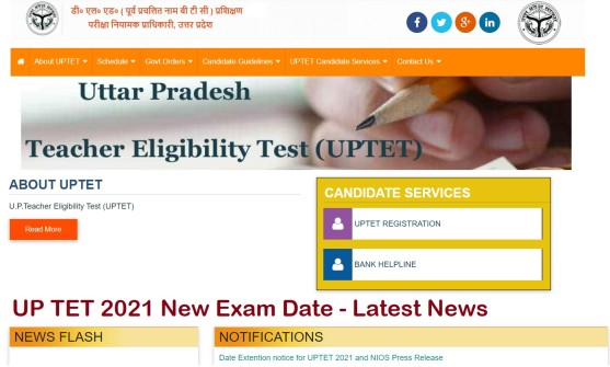UPTET New Exam Date 2021 Latest News