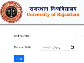 Rajasthan University B.SC 2nd Year result 2021