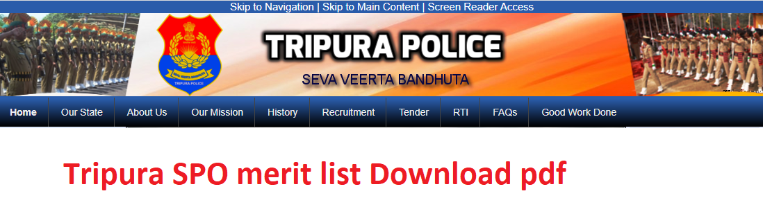 tripura-spo-merit-list-2021-tripurapolice-gov-in-special-police-officer