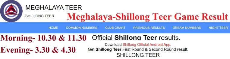 Shillong Teer Result 2022 Today