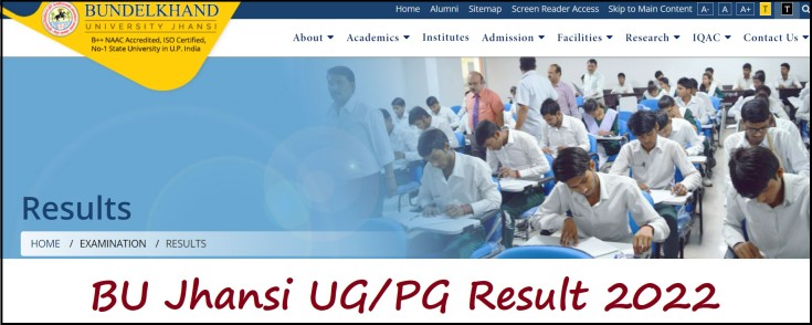 BU Jhansi UG/PG Result 2022