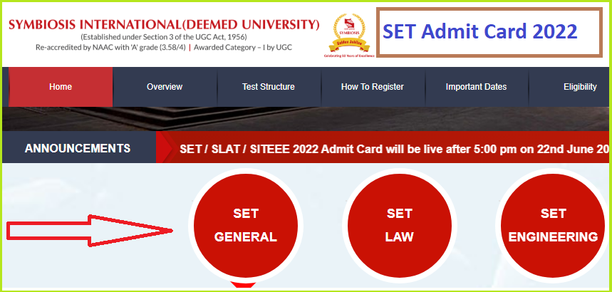 SLAT Admit Card 2022 