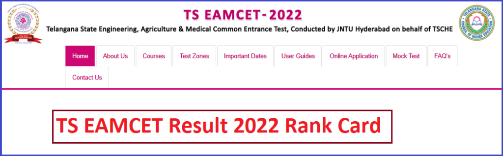 Manabadi TS EAMCET Result 2022 link