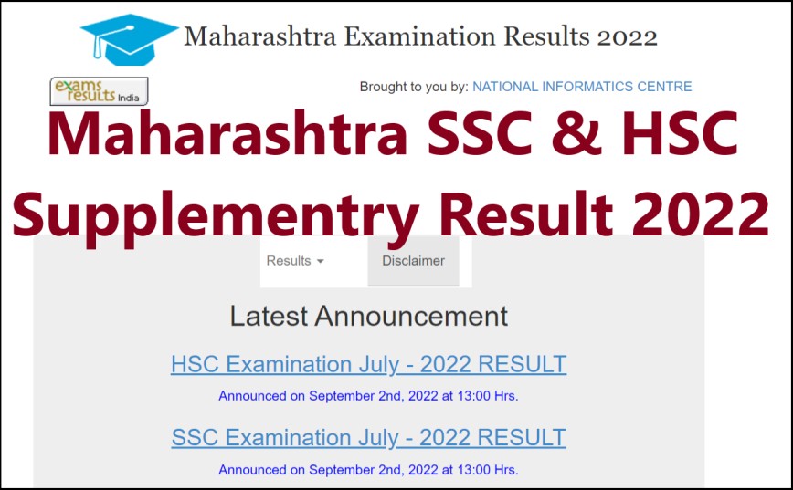 Maharashtra Ssc And Hsc Supplementary Result 2022 Out Msbshse 9141
