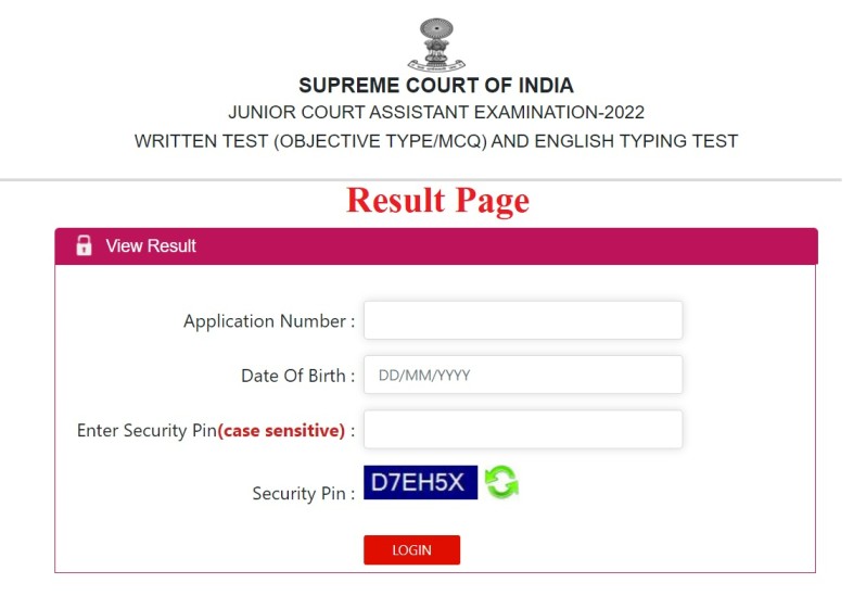 Supreme Court JCA Result 2023 Out, Direct Score Card Link_50.1