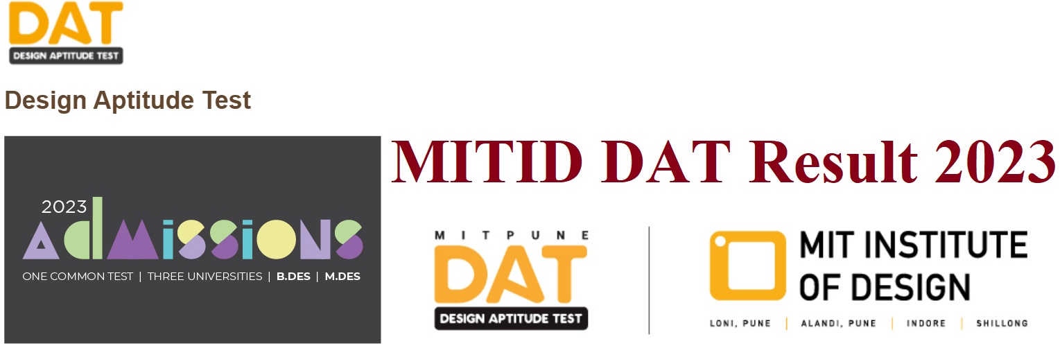 MITID DAT Result 2023 {Direct Link Out} Scorecard, Merit List PDF