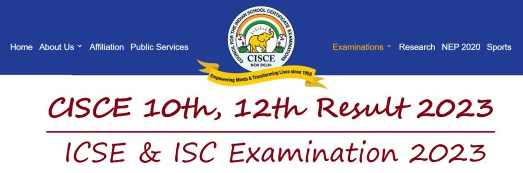 results.cisce.org 10th/12th Result 2023
